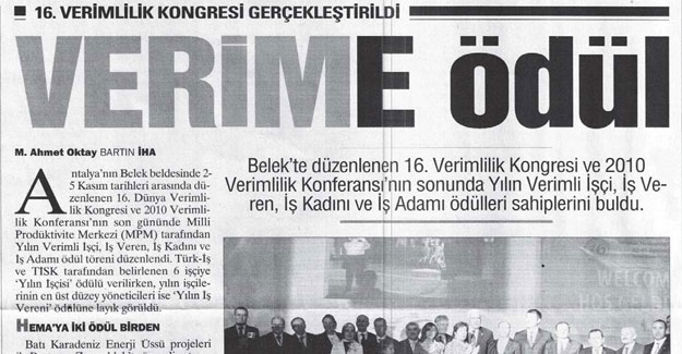 Verime Ödül